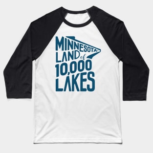 Minnesota Land of 10,000 Lakes Baseball T-Shirt